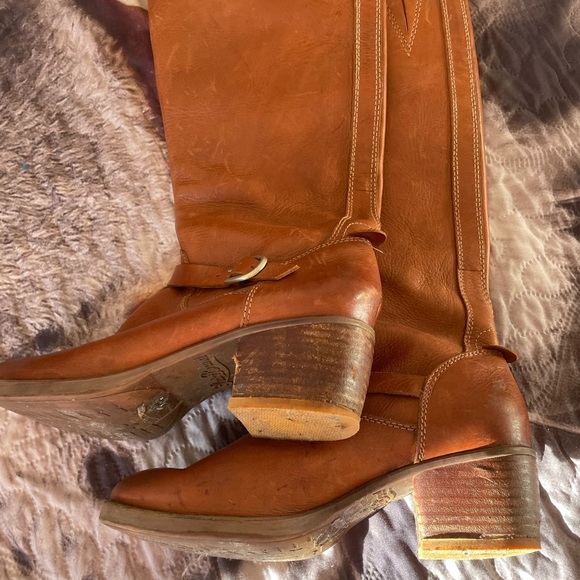 Lucky Brand Dark Brown Leather Footwear - Picture 5 of 6